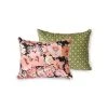 HKliving Double Sided Printed Zip Fastened Cushion
