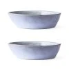 HKliving Bold & Basic Ceramics Rustic Grey/Lilac Bowl M Set of 2 1 HKliving Bold & Basic Ceramics Rustic Grey/Lilac Bowl M Set of 2