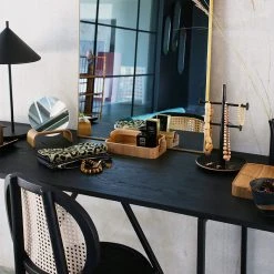 HKliving Willow Wooden Box with Central Handle