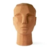 HKliving Terracotta Abstract Head Sculpture