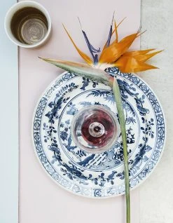 HKliving Set of 2 Ceramic Handpainted Plate