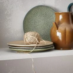 HKliving Gradient Ceramics Dinner Plate Peach Set of 2