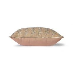 HKliving Nude Cushion with Silver Patches (30x40)