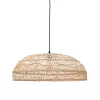 HKliving Wicker Pendant Lamp Flat Natural