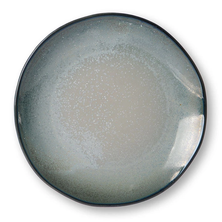 HKliving Home Chef Ceramics: Dinner Plate Grey/Green (Set of 2) HKliving Home Chef Ceramics: Dinner Plate Grey/Green (Set of 2)