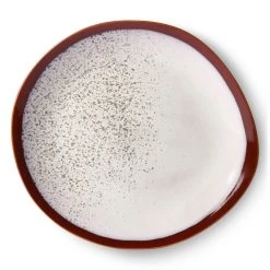 HKliving 70s Ceramics Dinner Plate Frost, Set of 2