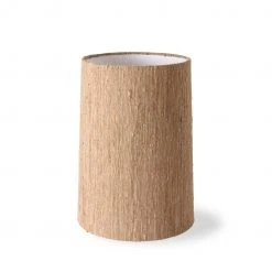 HKliving Silk Cone Brown Lamp Shade