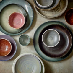 HKliving Home Chef Bowl Rustic Green Grey