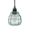HKliving Green Metal Industrial Hanging Lamp 1 HKliving Green Metal Industrial Hanging Lamp