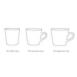 HKliving 70s Ceramics Americano Mug - Mars