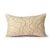 HKliving Cream Cushion with Stitched Lines (30x50)