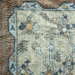 HKliving Printed rug square overtufted