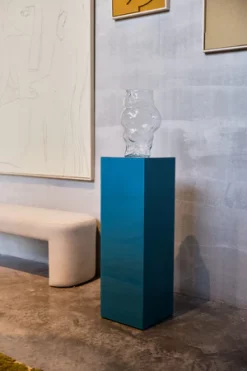 HKliving Cloud Vase Clear Glass High