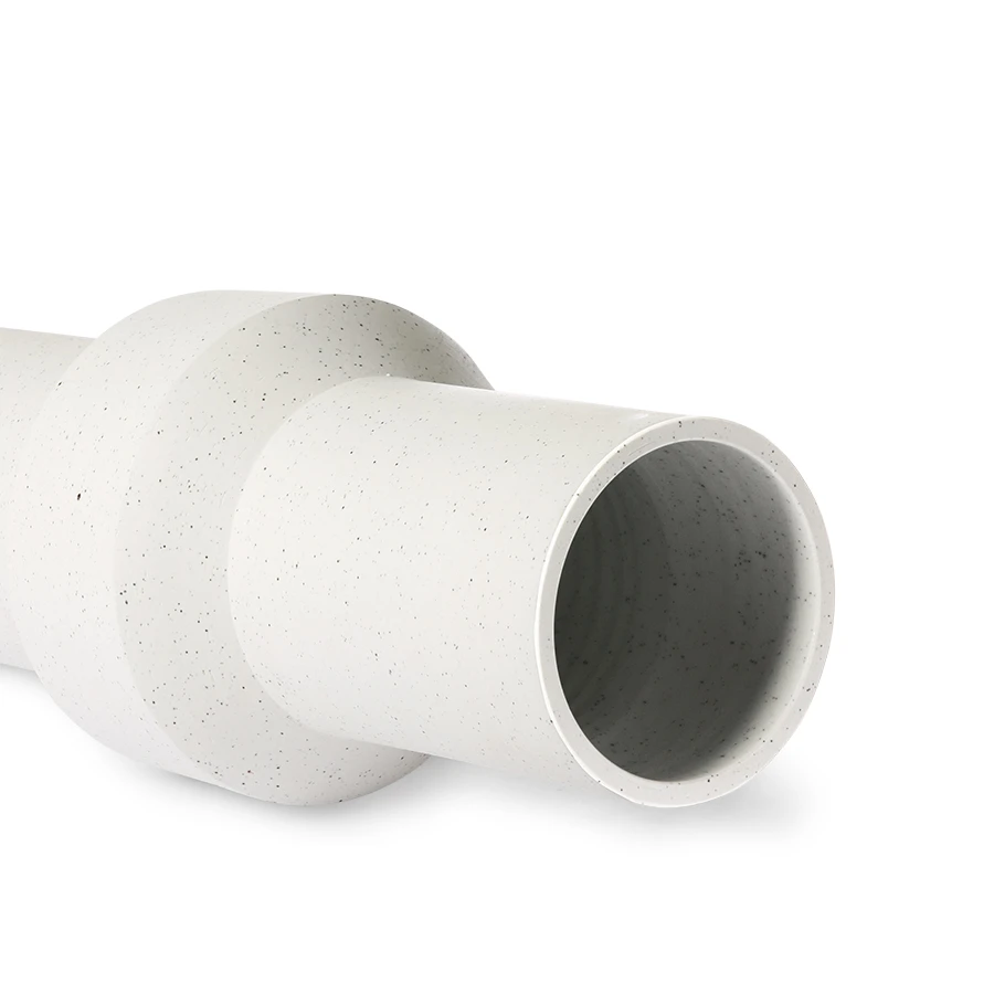 HKliving Large Speckled Clay Straight Vase HKliving Large Speckled Clay Straight Vase