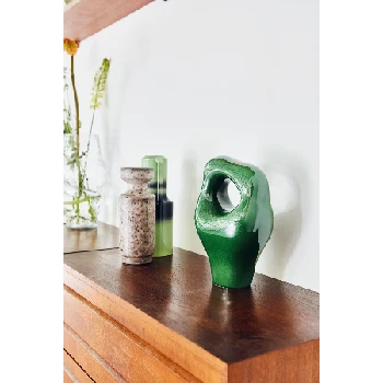 HKliving Ceramic Sculpture Glossy Green HKliving Ceramic Sculpture Glossy Green