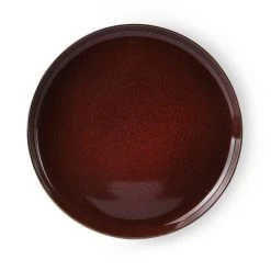 HKliving Bold & Basic Ceramics Dinner Plate Cerise Set of 2