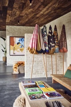 HKliving Floral Energy Beach Umbrella