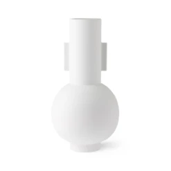 HKliving Large White Matt Vase