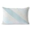 HKliving Striped Velvet Cushion Ice Blue 40x60