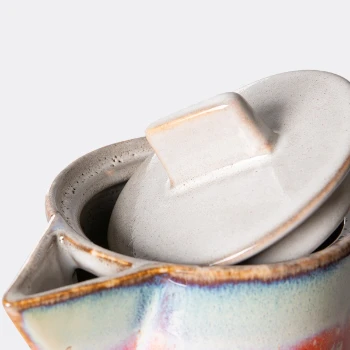 HKliving 70s Multi Colors Ceramic Coffee Pot 8 HKliving 70s Multi Colors Ceramic Coffee Pot