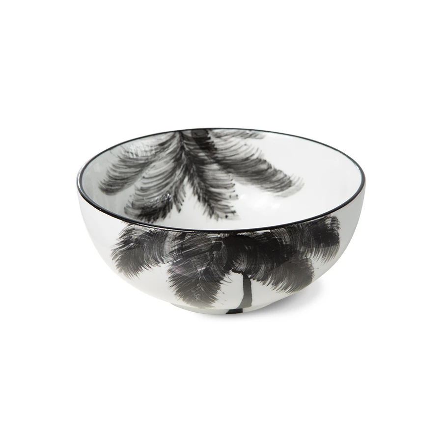 HKliving Palms Porcelain Bowl HKliving Palms Porcelain Bowl