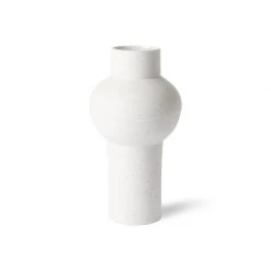 HKliving Speckled Clay Vase Round M