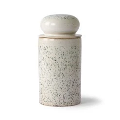 HKliving 70s Ceramics Storage Jar Hail