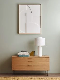 HKliving Gesso table lamp in the colour matt white. 8 HKliving Gesso table lamp in the colour matt white.