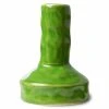 HKliving The Emeralds: Ceramic Candle Holder S, Lime Green