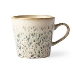 HKliving 70´s Ceramics Cappuccino Mug - Hail