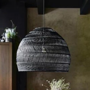 HKliving Extra Large Hand Woven Wicker Hanging Lamp HKliving Extra Large Hand Woven Wicker Hanging Lamp