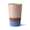 HKliving 70s Ceramics Handleless Tea Mug - Sky