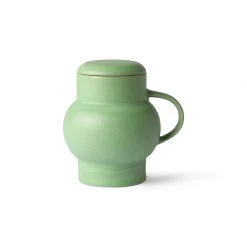 HKliving Ceramic Bubble Tea Mug L Mint Green
