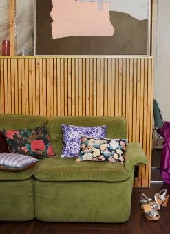 HKliving Doris Printed Satin Cushion 10 HKliving Doris Printed Satin Cushion