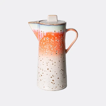 HKliving 70s Multi Colors Ceramic Coffee Pot 3 HKliving 70s Multi Colors Ceramic Coffee Pot
