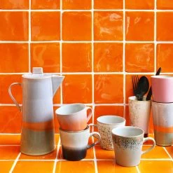 HKliving Set of 4 70s Americano Cups Set 4 HKliving Set of 4 70s Americano Cups Set