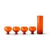 HKliving Funky Orange Glassware Set 2 HKliving Funky Orange Glassware Set