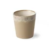 HKliving 70s Ceramics Handleless Mug - Bark 1 HKliving 70s Ceramics Handleless Mug - Bark
