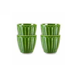 HKliving Set de mug céramique vert