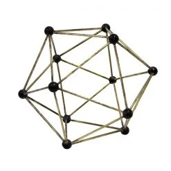 HKliving Molecular Brass Ornament