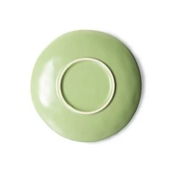 HKliving 70s Ceramics Kiwi Dessert Plate - Set of 2