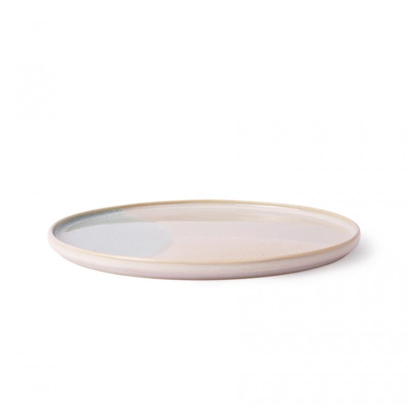 HKliving Set of 2 Gallery Mint and Nude Round Side Plate HKliving Set of 2 Gallery Mint and Nude Round Side Plate
