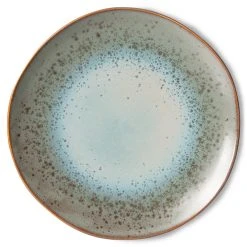 HKliving 70s Ceramics Mineral Dinner Plate - Set of 2
