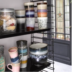 HKliving 70s Ceramics Espresso Mug Set of 4