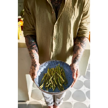 HKliving 70s Ceramics Salad Bowl - Peat HKliving 70s Ceramics Salad Bowl - Peat