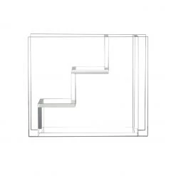 HKliving Glass Stair Vase