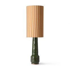 HKliving Doris : Printed Cylinder Lamp Shade Stripes