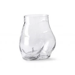 HKliving Textured Glass Bum Vase