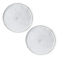 HKliving Bold & Basic Ceramics Dinner Plate Mint Set of 2