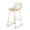 HKliving Brass Wire Bar Stool 2 HKliving Brass Wire Bar Stool